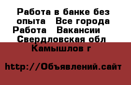 Работа в банке без опыта - Все города Работа » Вакансии   . Свердловская обл.,Камышлов г.